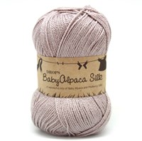 Drops BabyAlpaca Silk Uni Colour 1760 Light-grey-purple