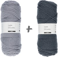 Dream Roll Cushion 4.0 Crochet Kit 17 Shark Grey & Graphite