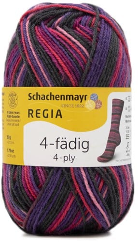 SMC Regia Print 4-ply 1839 Purple
