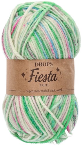 Drops Fiesta Print 18 Watermelon