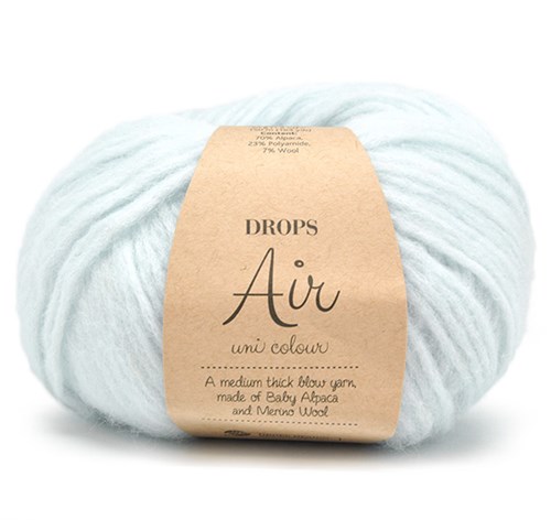 Drops Air Uni Colour 18 Light-Grey-Green