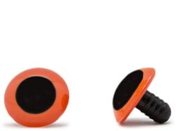 Plastic Safety Eyes Basic 009 Orange 