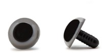 Safety Eyes Grey 18mm per pair