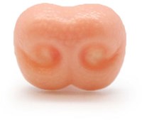 Safety Nose Dog Salmon 18mm
