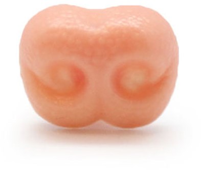 Safety Nose Dog Salmon 18mm