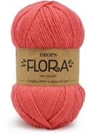 Drops Flora Uni Colour 19 Coral