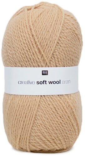 Rico Creative Soft Wool Aran 19 Sand