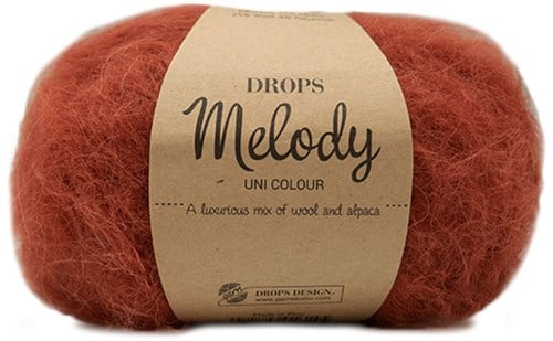 Drops Melody Uni Colour 019 Brick