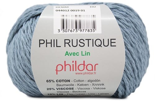 Phildar Phil Rustique 19 Denim