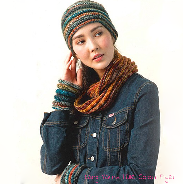 Lang Yarns Mille Colori 200 g 6-LL 380 m//200 g-aiguille Force 6-7