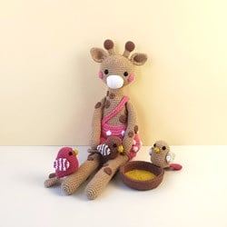 Giraffe Kaya Yarn and Crochet Kit - Mrs.Milly