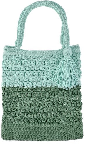 Happy Handmade Bag Crochet Kit 1 Jade Gravel & Aventurine