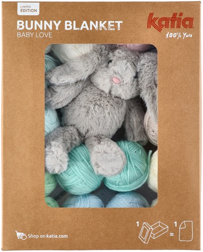 Katia Bunny Blanket Crochet Kit-2