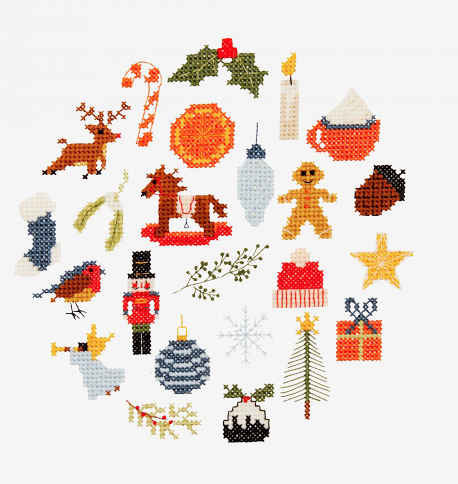 A Very Merry Christmas - Advent Calendar, Patterns