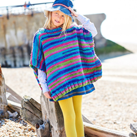 Stylecraft Merry Go Round XL Ponchos Knitting pattern