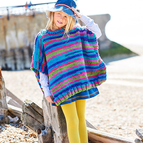 Stylecraft Merry Go Round XL Ponchos Knitting pattern