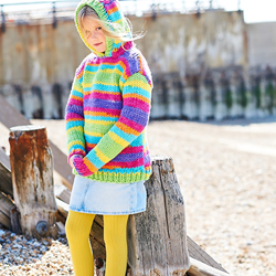 Stylecraft Merry Go Round XL Sweater and Hoodie Knitting pattern