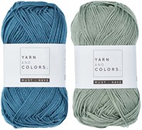 Yarn and Colors Must-Have Mandala Crochet Kit 1 Petrol Blue / Eucalyptus-2