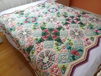 Kaleidoscope Blanket CAL Yarn Kit 2 Old Rose