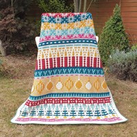 Letitia's Holiday Blanket MAL Yarn Kit 3 Traditional L-2