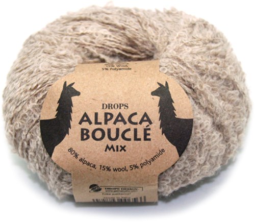 Drops Alpaca Bouclé Mix 2020 Light Beige