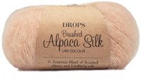 Drops Brushed Alpaca Silk Uni Colour 020 Pink Sand
