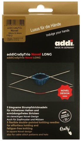 Addi CraSyTrio Novel Knitting Needles 30cm - 7.0mm
