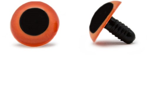 Safety Eyes Orange 20mm per pair