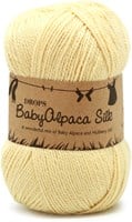 Drops BabyAlpaca Silk Uni Colour 2110 Wheat