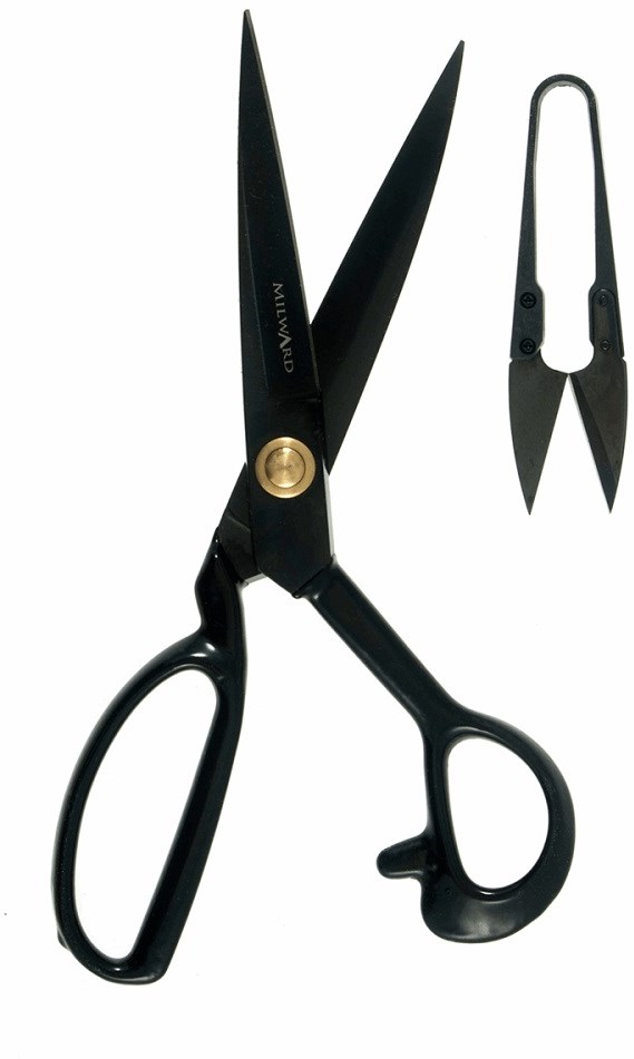 Milward Set Fabric Scissors (20cm) & Embroidery Scissors (9.5cm) Rosé Gold  