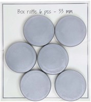 Go Handmade Box Rattle Ø 33 mm (6 pieces)-2