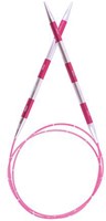 KnitPro Smartstix Fixed Circular Knitting Needles 100cm (Pink) 2.25 mm-2