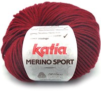 Katia Merino Sport 022 Dark burgundy red