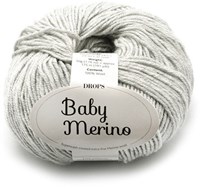 Drops Baby Merino Mix 022 Light Grey