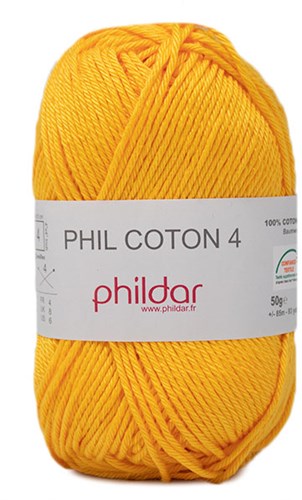 Phildar Phil Coton 4 2317 Jaune d'Or