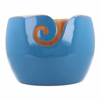 Scheepjes Yarn Bowl African sandalwood Blue 17.5x12cm