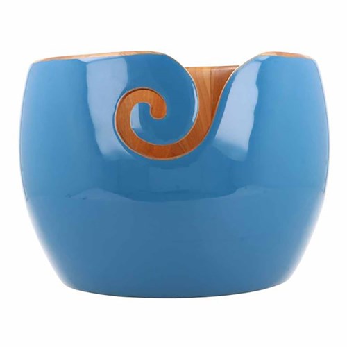 Scheepjes Yarn Bowl African sandalwood Blue 17.5x12cm