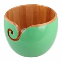 Scheepjes Yarn Bowl African sandalwood Green 17.5x12cm-2