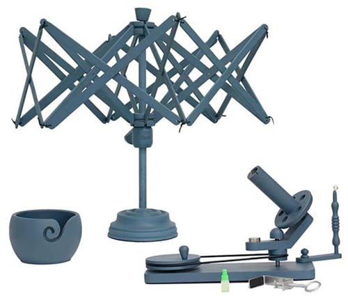 Scheepjes Wool mill set blue