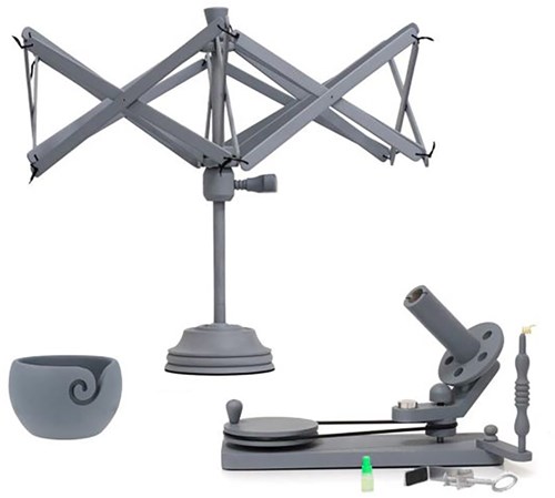 Scheepjes Wool mill set gray