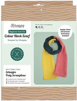 Scheepjes Beginner knitting kit Color block scarf-2