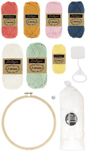 The Scheepjes Celestial Mobile Crochet kit-3