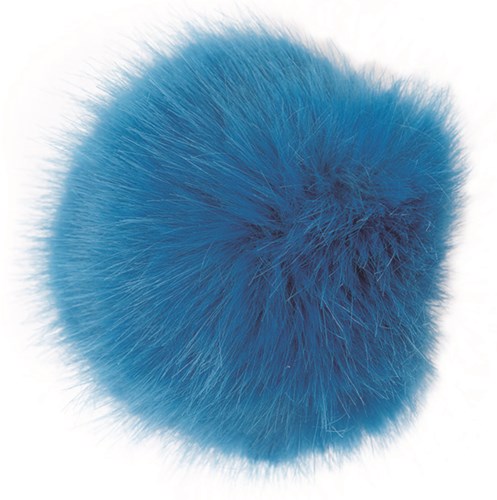 Rico Fake Fur Pompon Medium 23 Azure