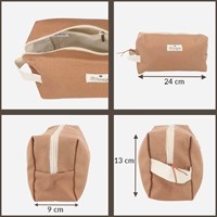 Scheepjes Pouch for accessories 24x13x9cm brown-3