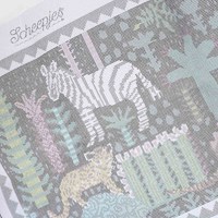 Scheepjes Lucy Tiffney Borduurkit 60x40cm Jolly Animaux 