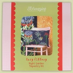 Scheepjes Lucy Tiffney Embroidery Kit 60x40cm Night Garden