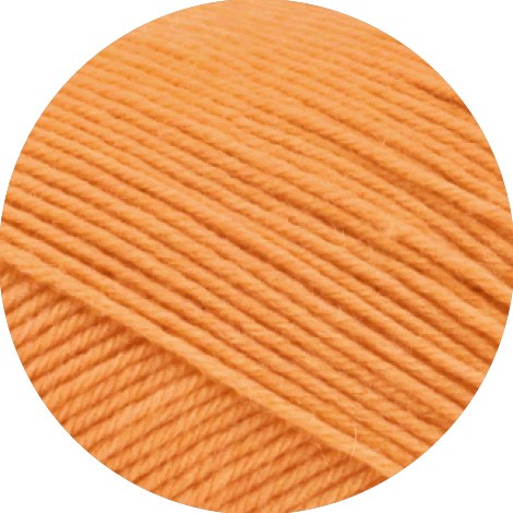 Lana Grossa Meilenweit 100 Merino Extra Fine Uni 2439 Orange-2