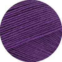 Lana Grossa Meilenweit 100 Merino Extra Fine Uni 2455 Dark Purple-2