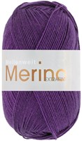 Lana Grossa Meilenweit 100 Merino Extra Fine Uni 2455 Dark Purple