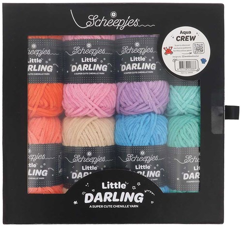 Scheepjes Little Darling colour pack 8x25g  Aqua Crew